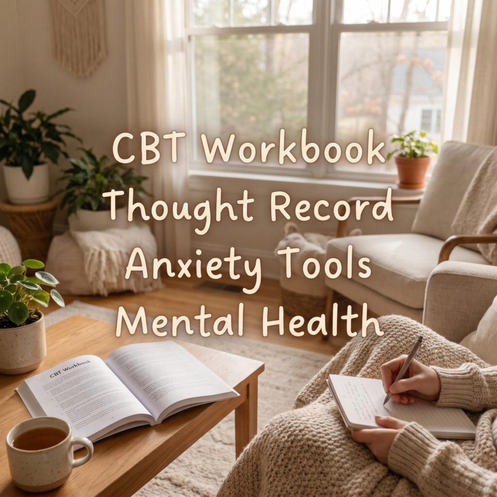 CBT Zelftherapie Werkboek Cognitieve Gedragstherapie Mindfulness Printbaar A4 PDF PPTX