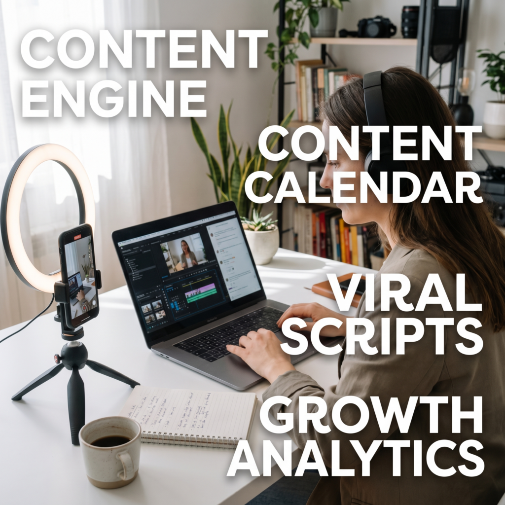 Content Creator Systeem Workflow Productiviteit Kalender Social Media Printbaar A4 PDF