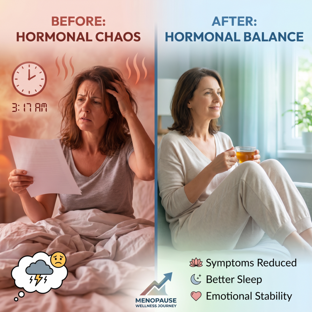 Menopauze Hormoonbalans Tracker Overgang Symptoom Dagboek Printbaar A4 PDF PPTX