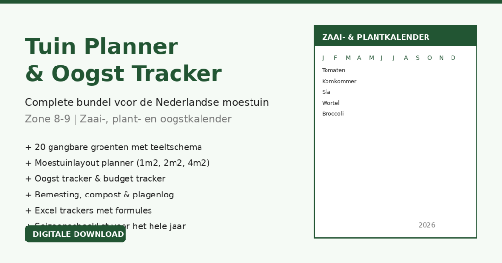 Tuin Planner & Oogst Tracker Bundel