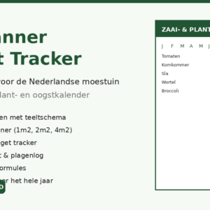 Tuin Planner & Oogst Tracker Bundel