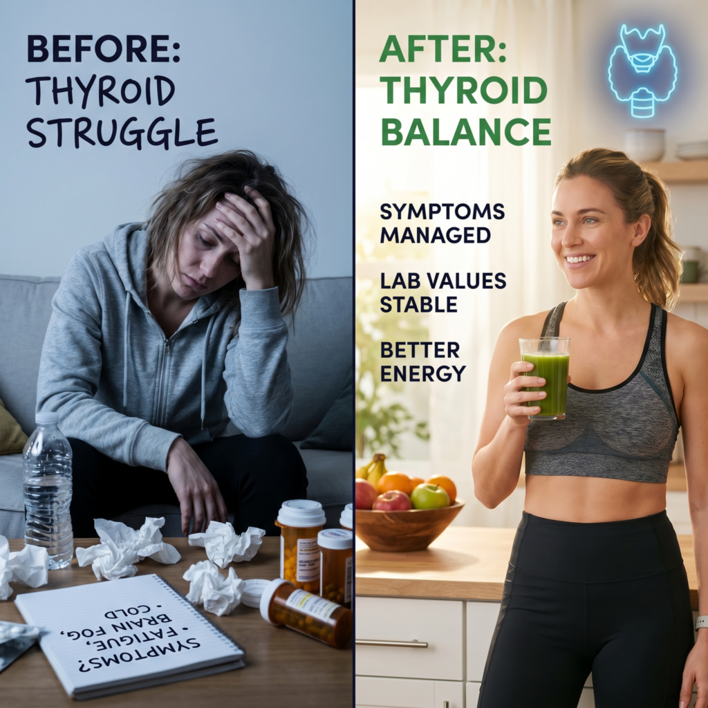 Schildklier Gezondheid Tracker Hashimoto Hypothyroidie Graves Printbaar A4 PDF PPTX